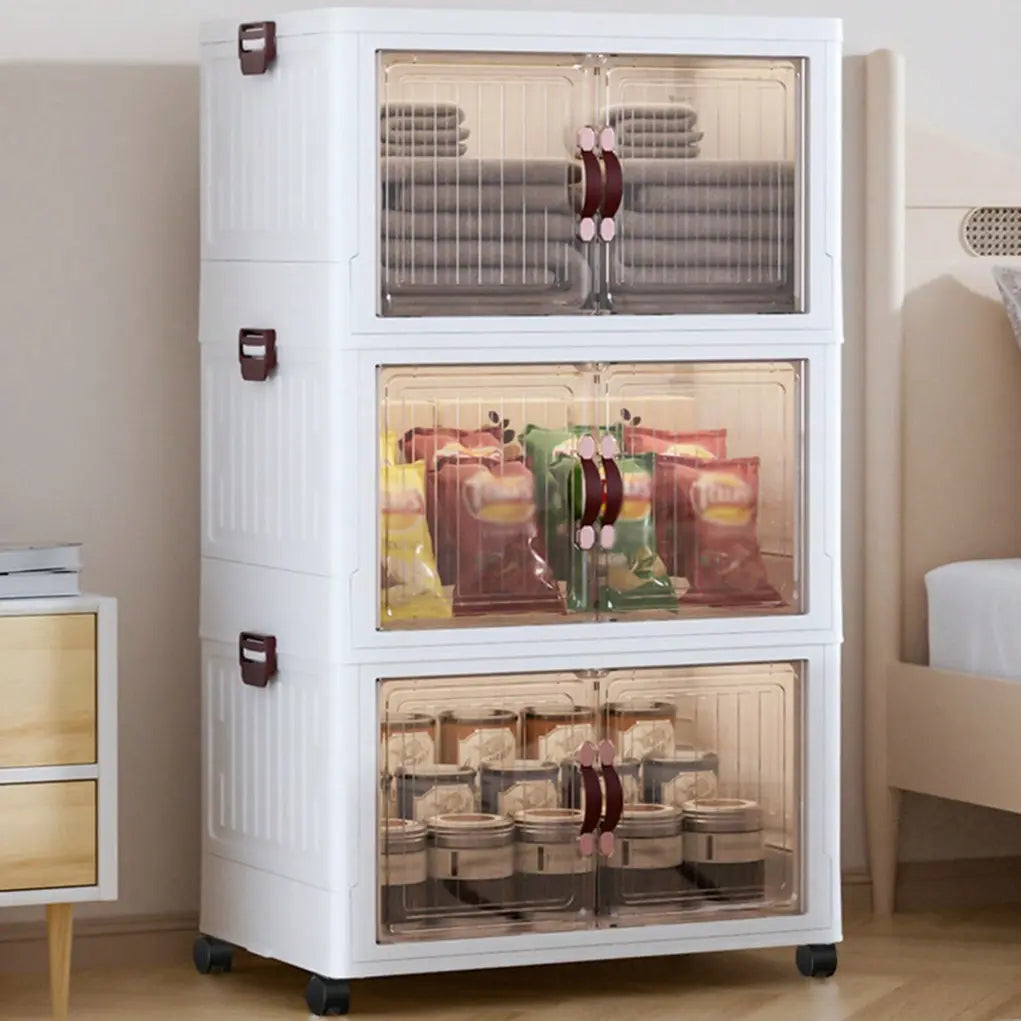 Bacs de Rangement Pliables à 3 Couches