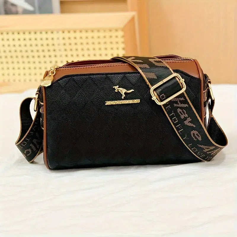 Sac bandoulière femme motif diamant