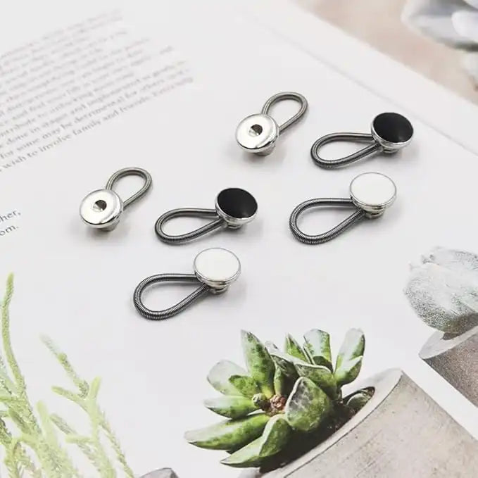 Lot 10 Boutons d'Extension de Col Pratique