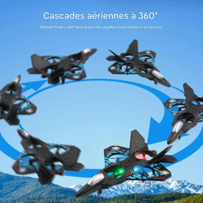 Drone Télécommandé à LED Multicolores