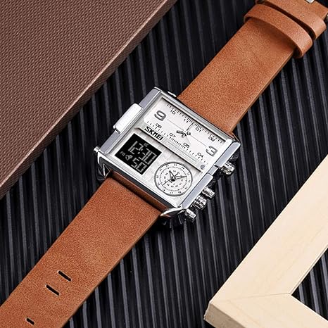 Montre carrée SKMEI de luxe pour hommes 2026