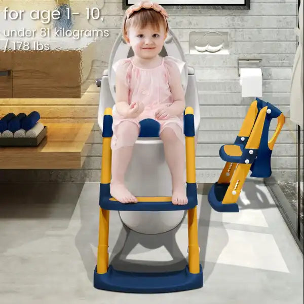 Toilette Enfant avec Marches Ajustables