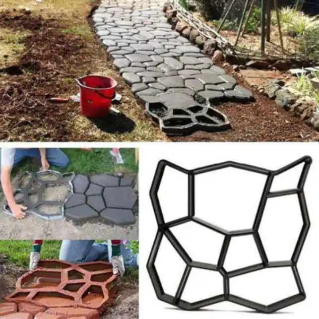 Moule Carré Plastique pour Pavage Jardin