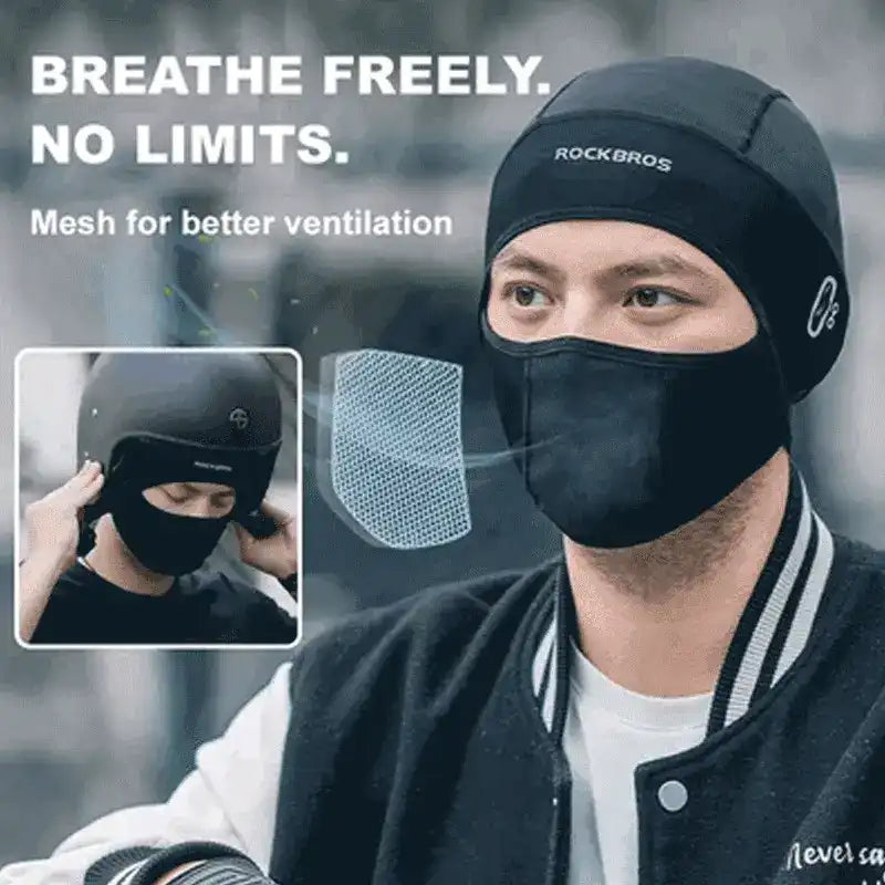 Cagoule de protection du visage en soie glacée