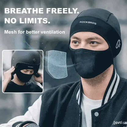 Cagoule de protection du visage en soie glacée