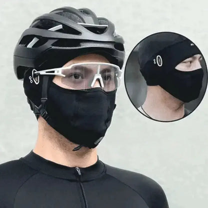 Cagoule de protection du visage en soie glacée