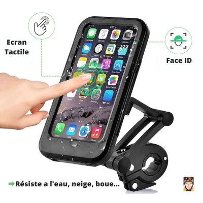 👉Support de téléphone portable étanche réglable pour vélo et moto