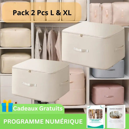 Lot de 2 Sacs de Compression pour Rangement