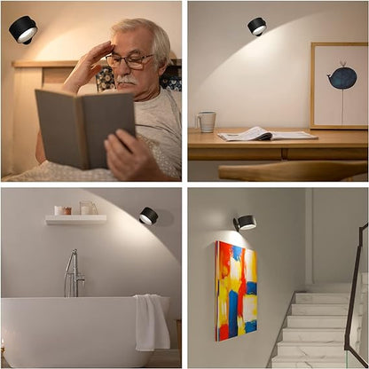 Lampe murale magnétique rotative 360°