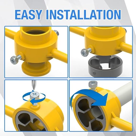 Kit Filetage Précis 6 Pièces PVC