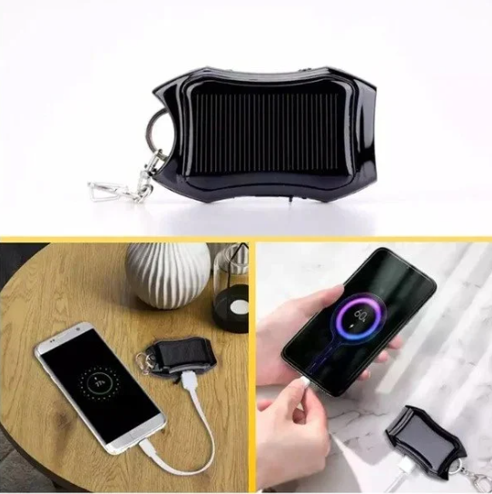 Porte-clés de banque d'énergie solaire