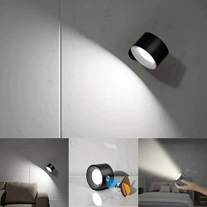 Lampe murale magnétique rotative 360°