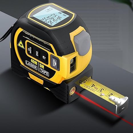 Ruban à Mesurer Laser Infrarouge 3 en 1
