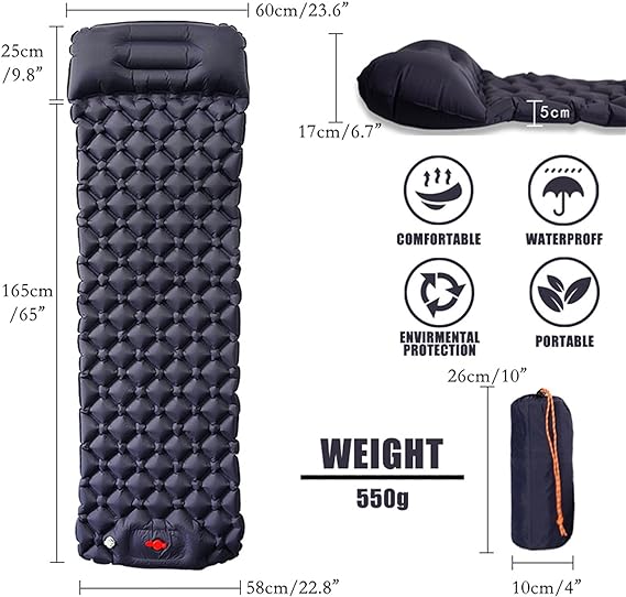 Matelas gonflable imperméable