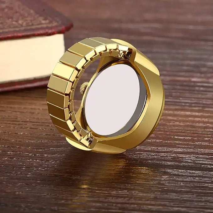Bague Montre Miniature Élégante et Pratique
