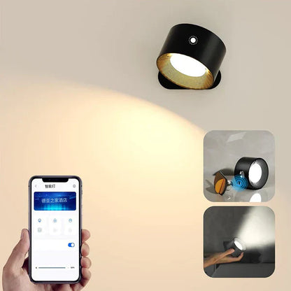 Lampe murale magnétique rotative 360°