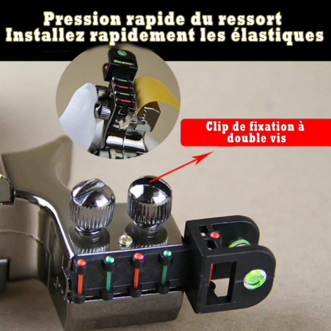 Lance-pierre avec viseur laser ci