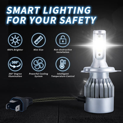 2X Phares de voiture Led C6 Original