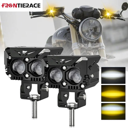 2 Phares LED Haute performance multifonction