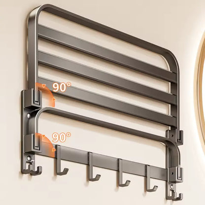 Porte-serviettes Mural en Acier Carbone