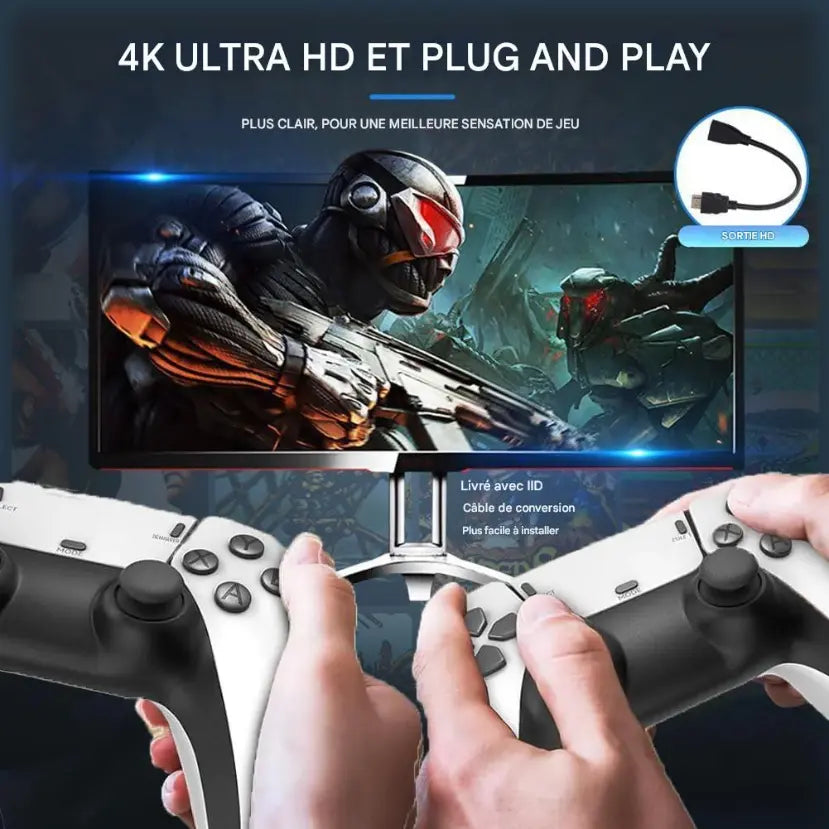 Console de Jeu Sans Fil 4K