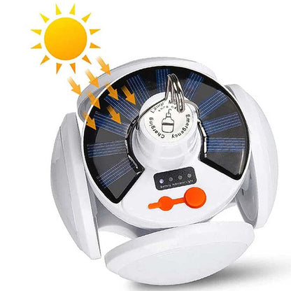 Veilleuse solaire sphérique