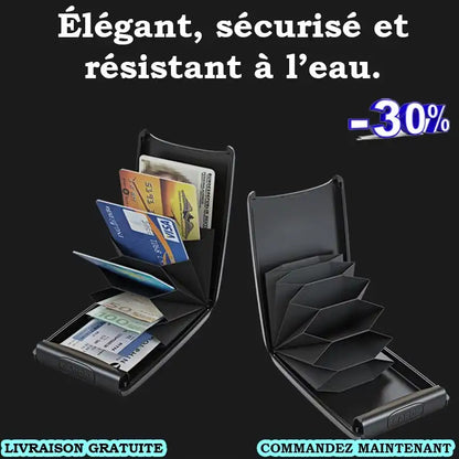 Portefeuille de dépôt et de retrait rfid