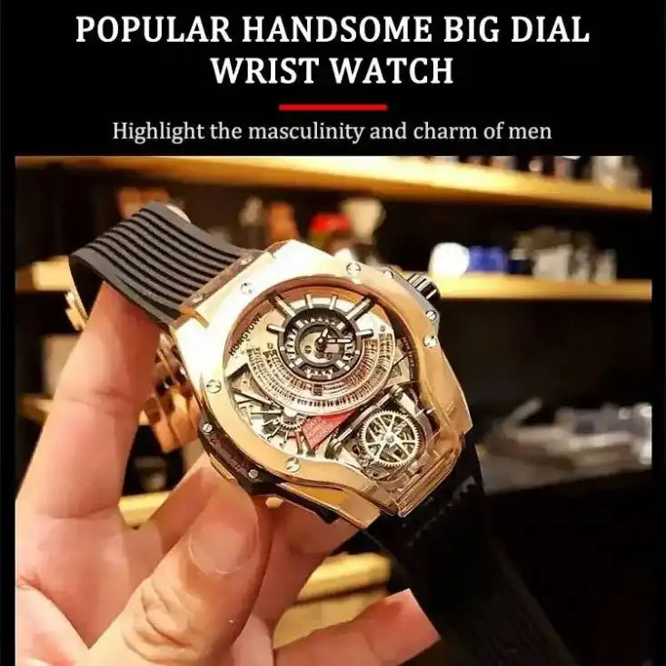 Montre Homme Majestique à Grand Cadran