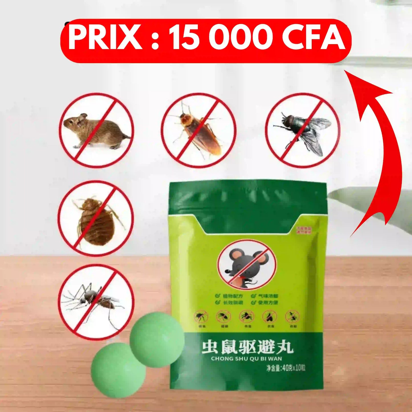 Solution végétale anti rongeurs et nuisibles 🔥15000 CFA🔥