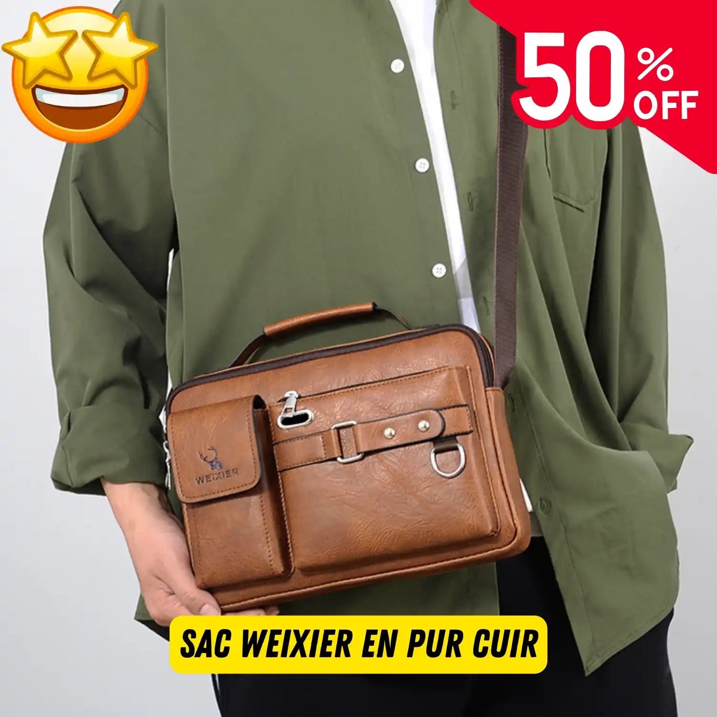 Sac Weixier en Pur Cuir haute qualité