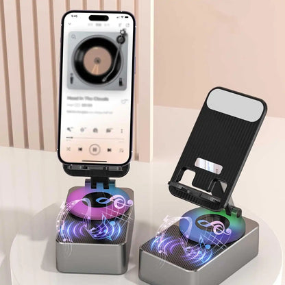 Support Bluetooth avec Haut-Parleur et Chargeur Intégrés