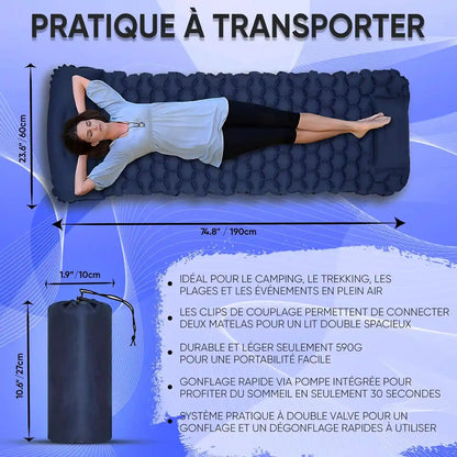 Matelas gonflable imperméable