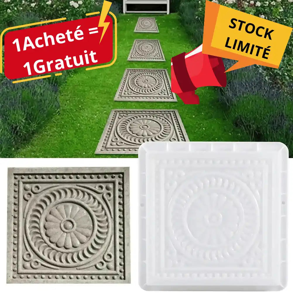2X Moules carrées de Bricolage Jardin (1Acheté=1Gratuit)