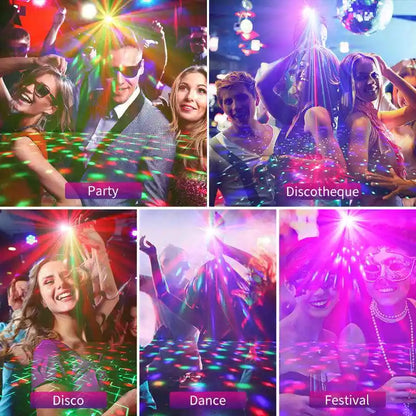 Mini Disco à 7 Yeux avec télécommande