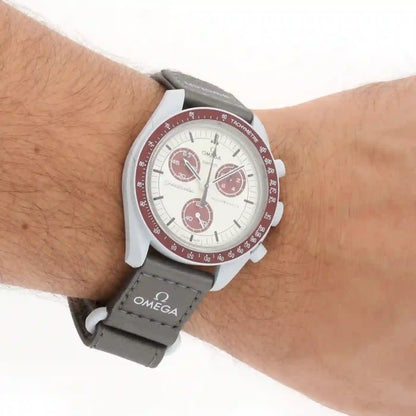 Montre Biocéramique Omega & Swatch pour Homme