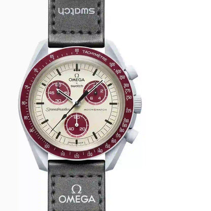 Montre Biocéramique Omega & Swatch pour Homme